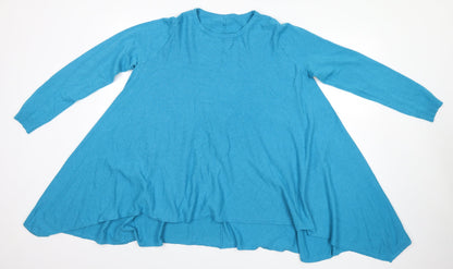 Womens UK Size  TU Blue Basic T-Shirt
