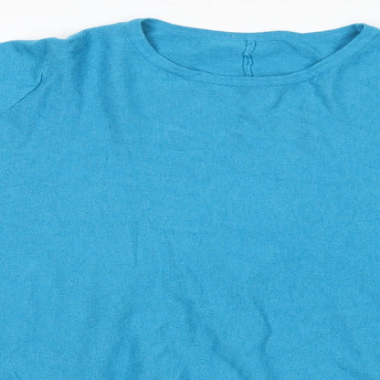 Womens UK Size  TU Blue Basic T-Shirt