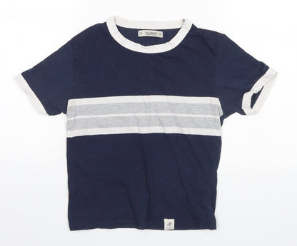 Pull&Bear Mens Blue    T-Shirt Size XS