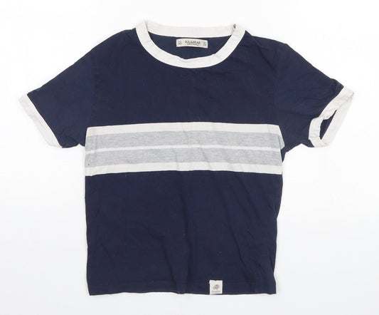 Pull&Bear Mens Blue    T-Shirt Size XS