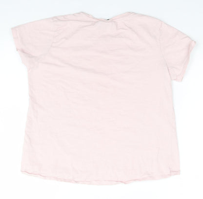 Avenue Womens Grey   Basic T-Shirt Size 16