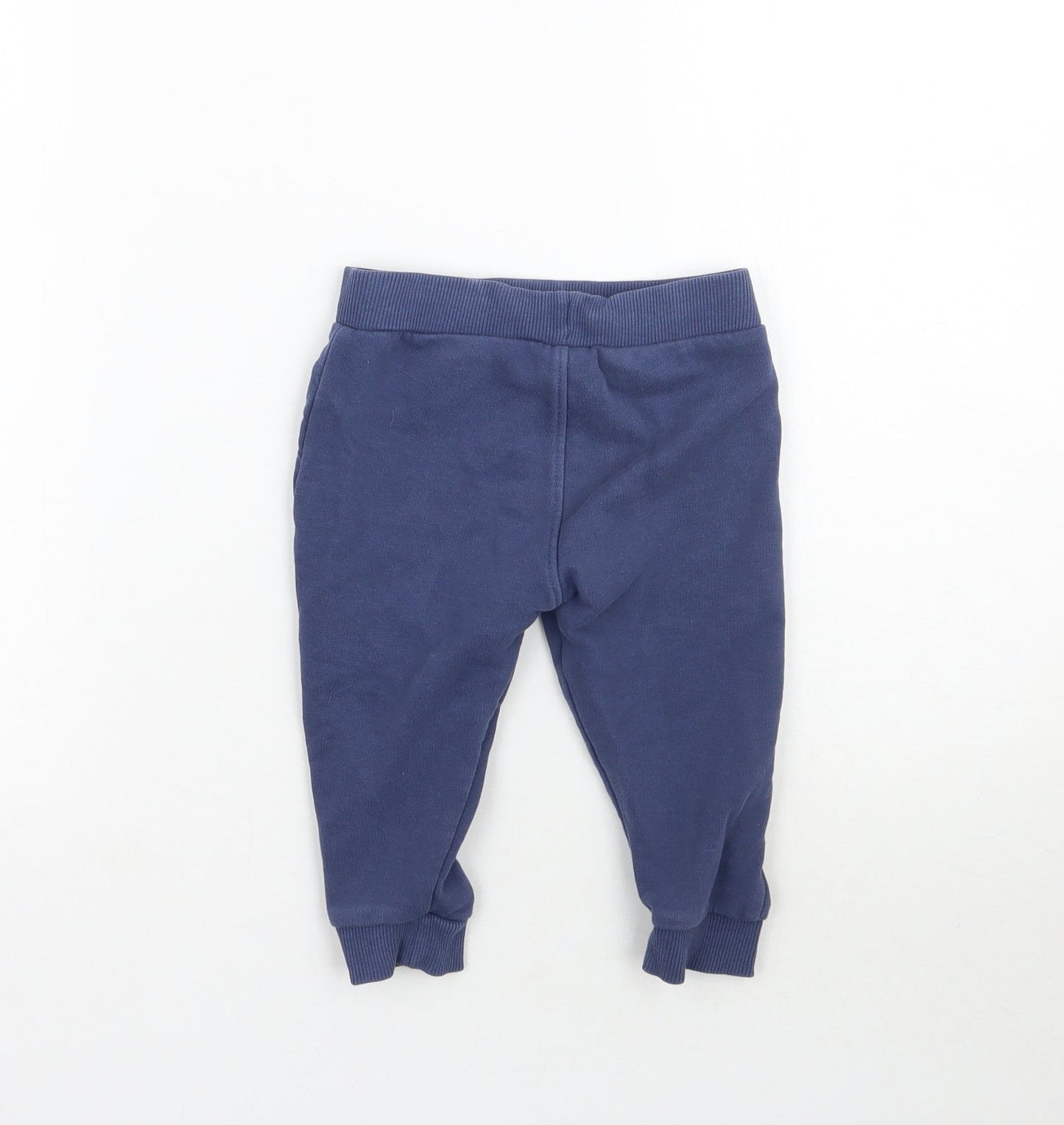 Marks and Spencer Baby Blue   Jogger Trousers Size 9-12 Months