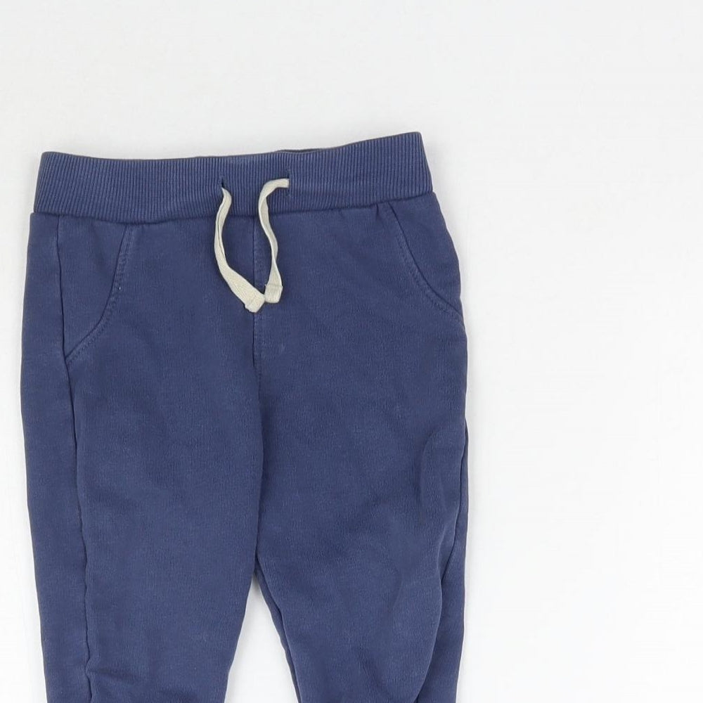 Marks and Spencer Baby Blue   Jogger Trousers Size 9-12 Months
