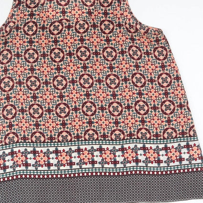 Womens UK Size 8 Atmosphere Multicoloured Basic Blouse
