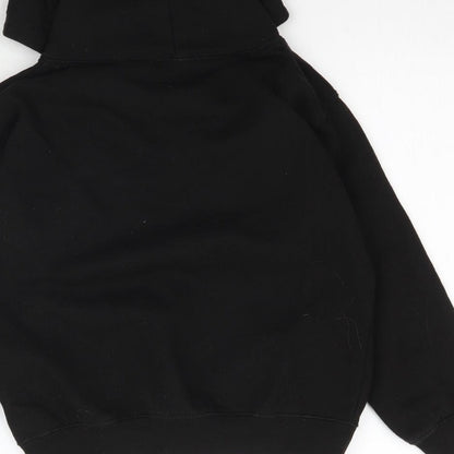 Preworn Boys Black   Pullover Hoodie Size S  - Dude with attitude