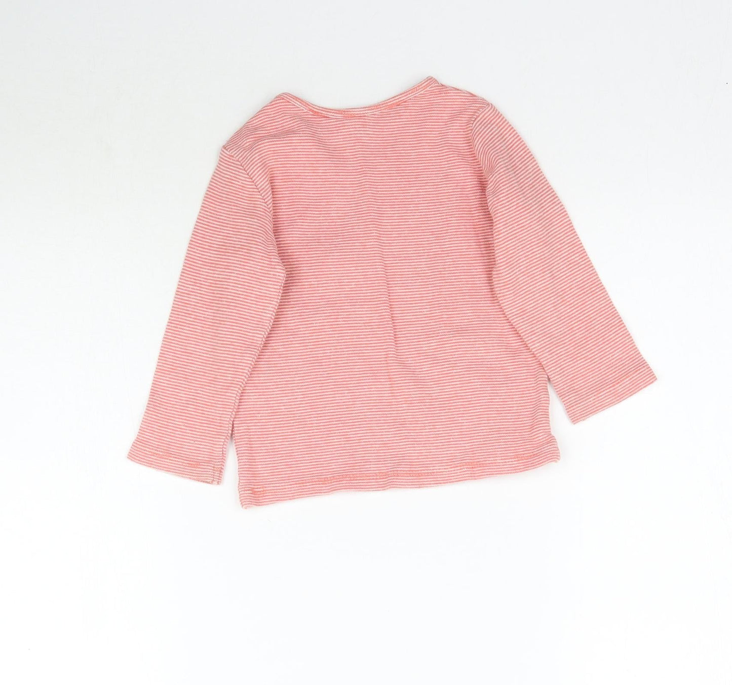 Lupilu Baby Orange Striped  Basic T-Shirt Size 18-24 Months  - Coral