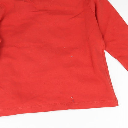 George Baby Red   Basic T-Shirt Size 18-24 Months  - Christmas present