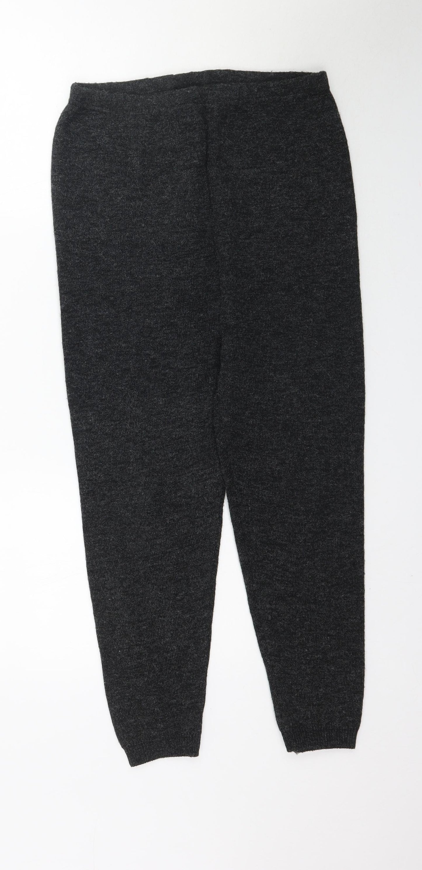 T-Mode Womens Grey  Knit Trousers  Size L L24 in - Leggings / Trousers
