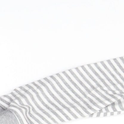 Pure Baby Boys Grey Striped  Babygrow One-Piece Size 12-18 Months