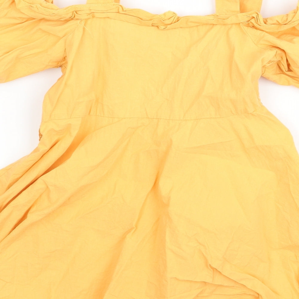 Preworn  Girls Yellow   A-Line  Size 3 Years
