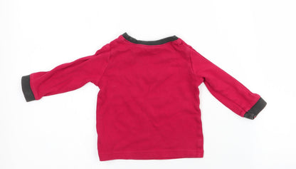 George   Red   Basic T-Shirt Size 9-12 Months