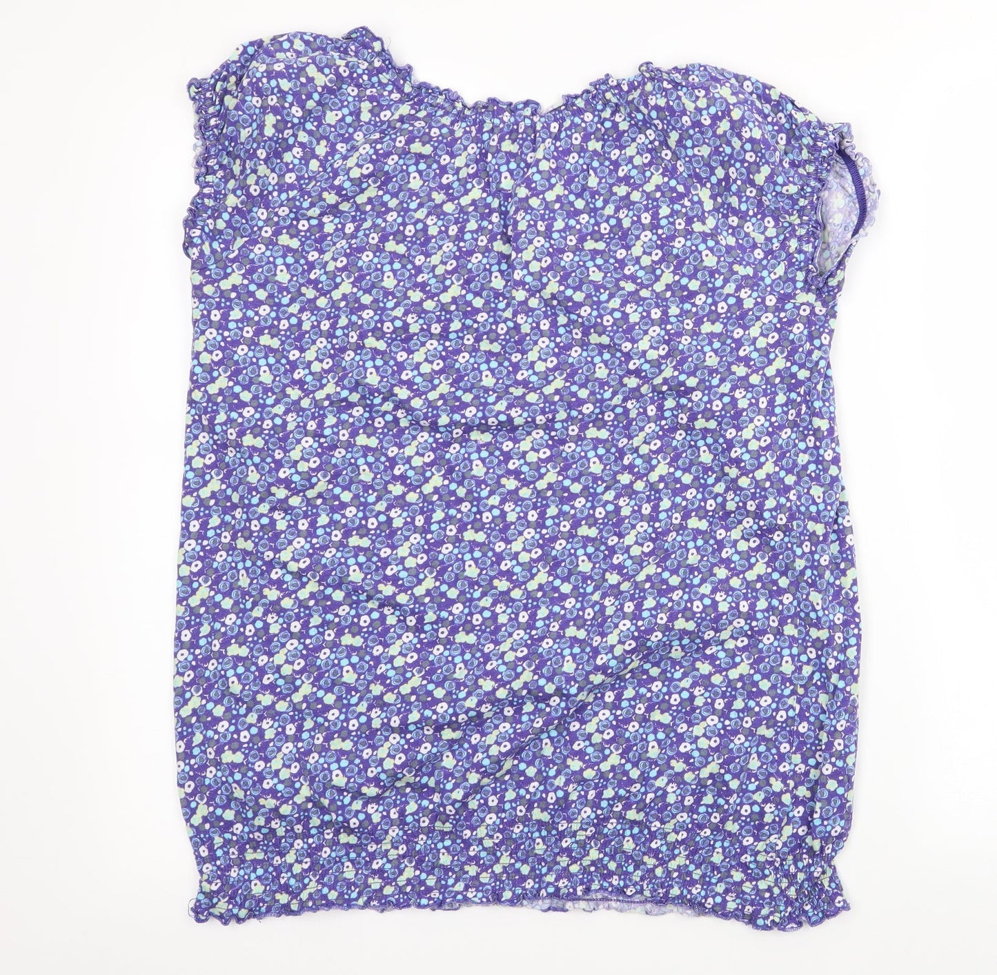 Womens UK Size 8 TU Blue Basic T-Shirt