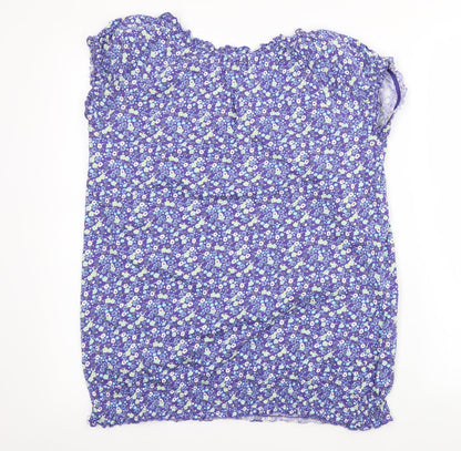 Womens UK Size 8 TU Blue Basic T-Shirt