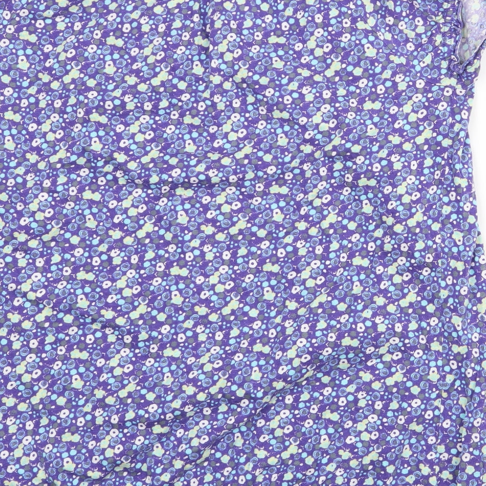 Womens UK Size 8 TU Blue Basic T-Shirt
