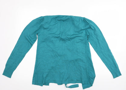 Womens UK Size S M&Co Blue Cardigan Jumper