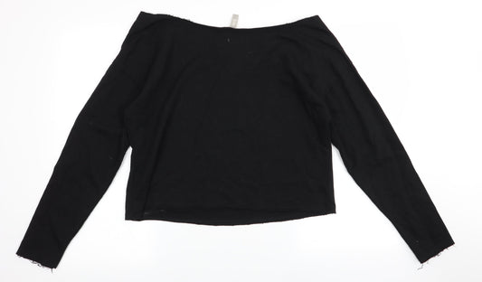 Womens UK Size 10 ASOS Black Pullover Jumper