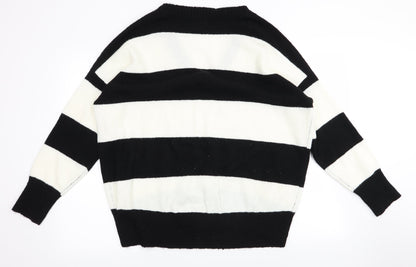 Primark  Womens Beige Striped  Pullover Jumper Size M