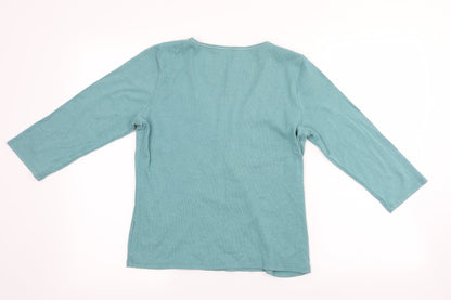 Womens UK Size 12 TU Green Basic T-Shirt