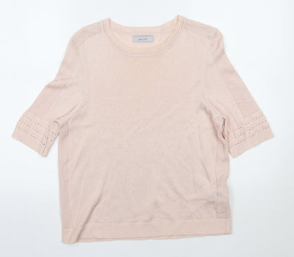 Womens UK Size 12 Per Una Pink Pullover Jumper