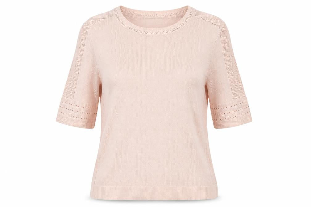 Womens UK Size 12 Per Una Pink Pullover Jumper