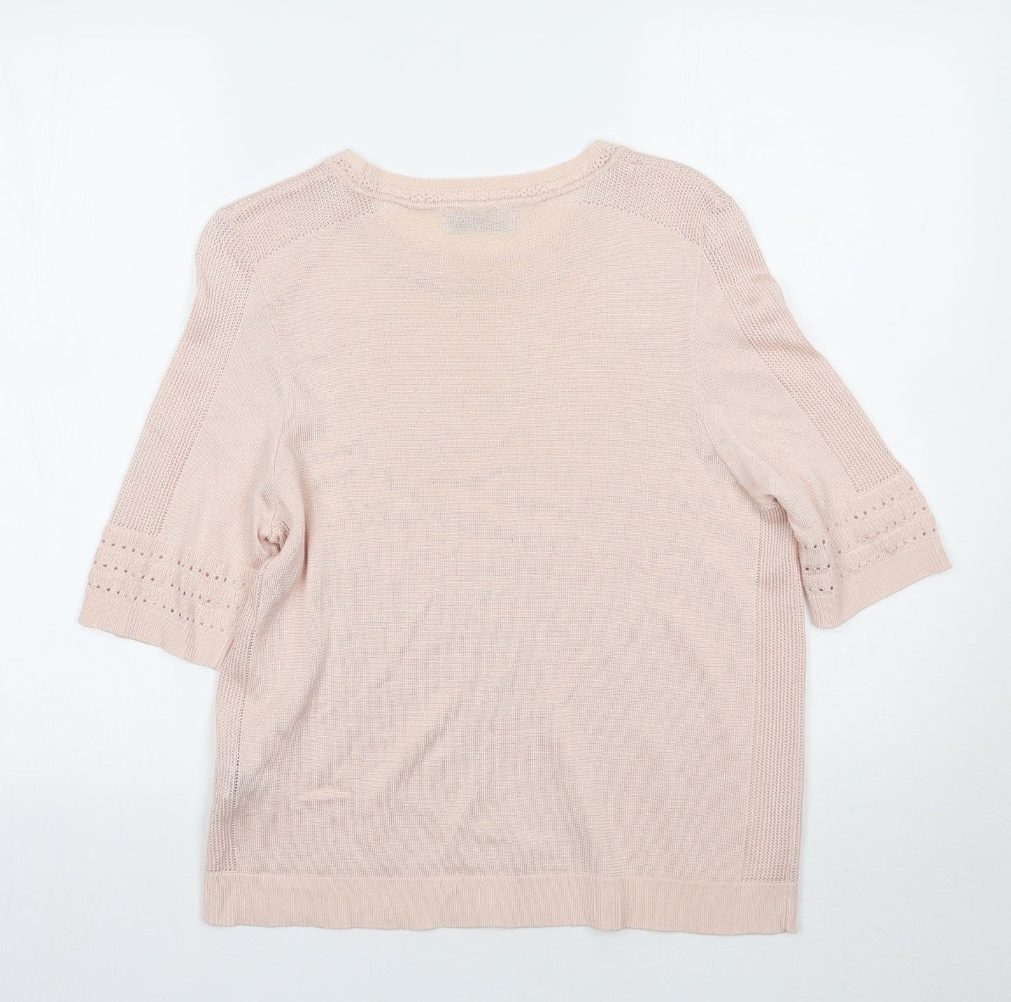 Womens UK Size 12 Per Una Pink Pullover Jumper