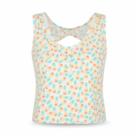 Newlook Womens White Geometric  Cropped T-Shirt Size 12