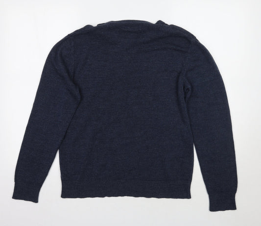 Primark Mens Blue   Pullover Jumper Size L