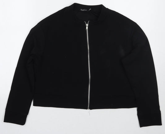 Womens UK Size 14 Boohoo Black Jacket