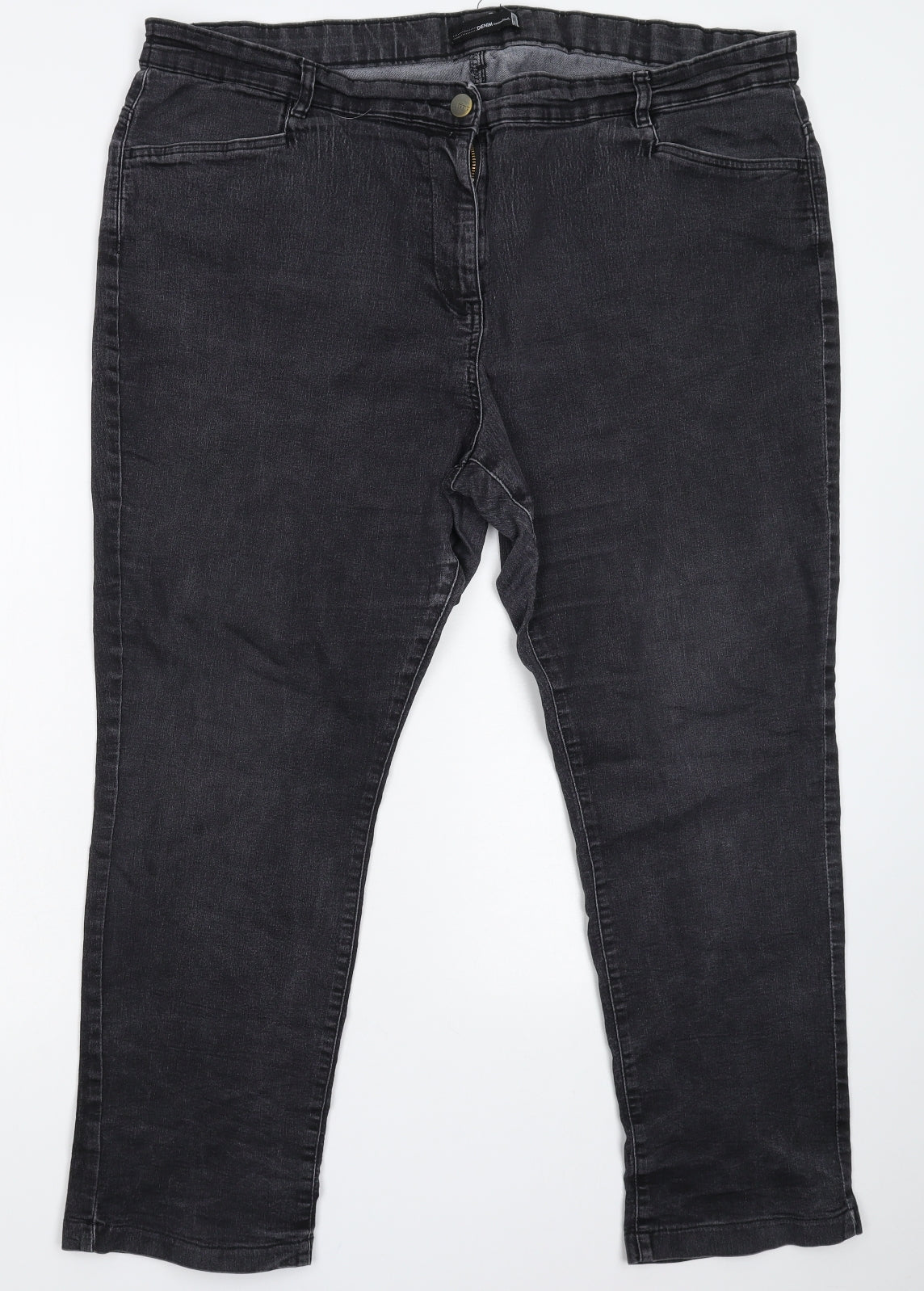 Womens UK Size 42 in Preworn Extra-Slim Fit Skinny Black Jeans