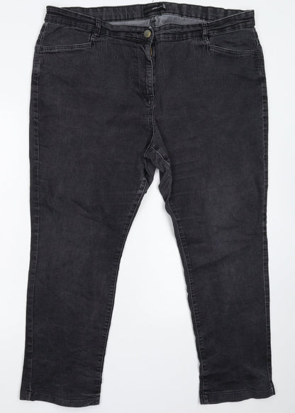 Womens UK Size 42 in Preworn Extra-Slim Fit Skinny Black Jeans