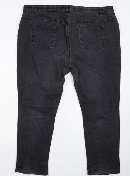 Womens UK Size 42 in Preworn Extra-Slim Fit Skinny Black Jeans