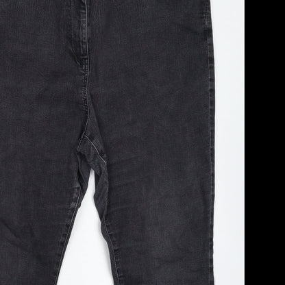 Womens UK Size 42 in Preworn Extra-Slim Fit Skinny Black Jeans