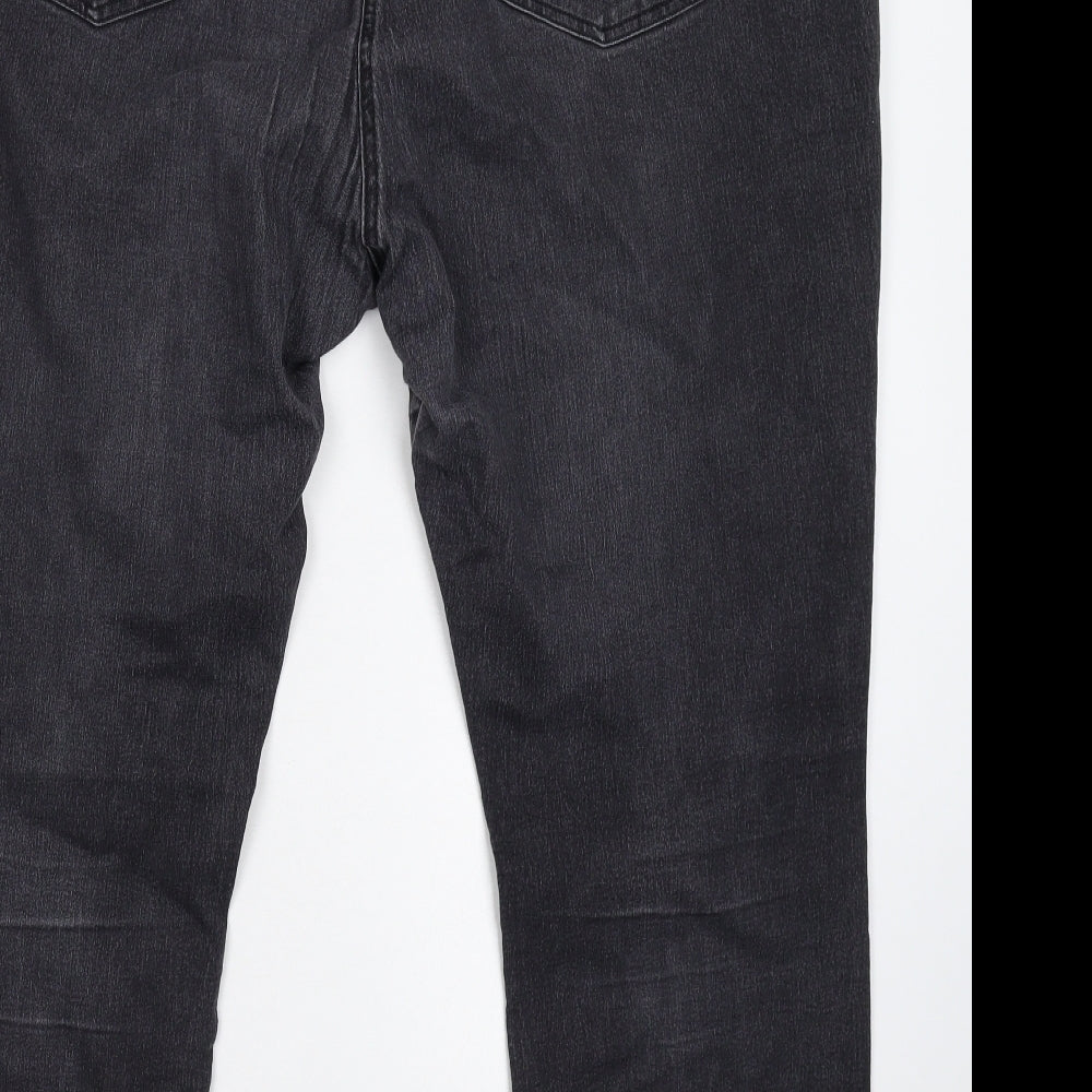 Womens UK Size 42 in Preworn Extra-Slim Fit Skinny Black Jeans