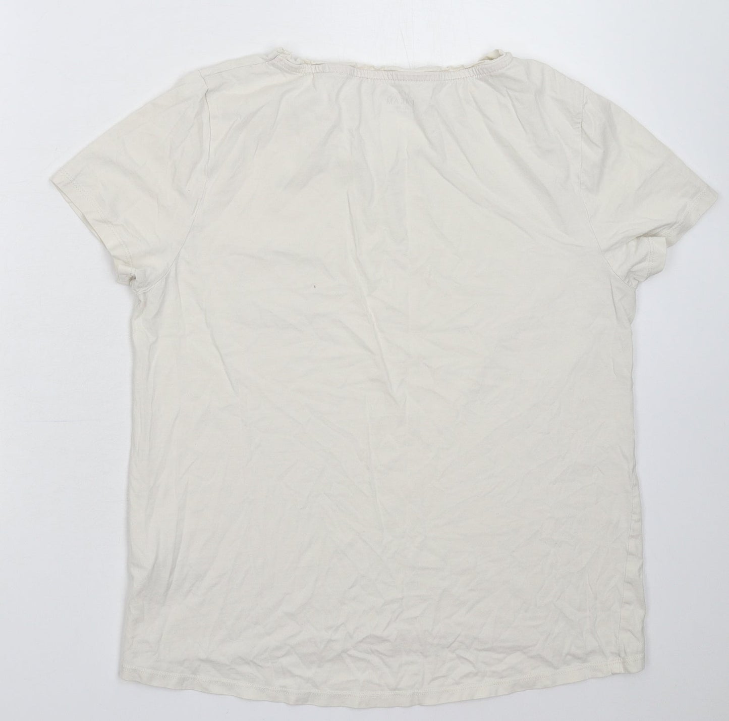 Womens UK Size M NEXT Grey Basic T-Shirt