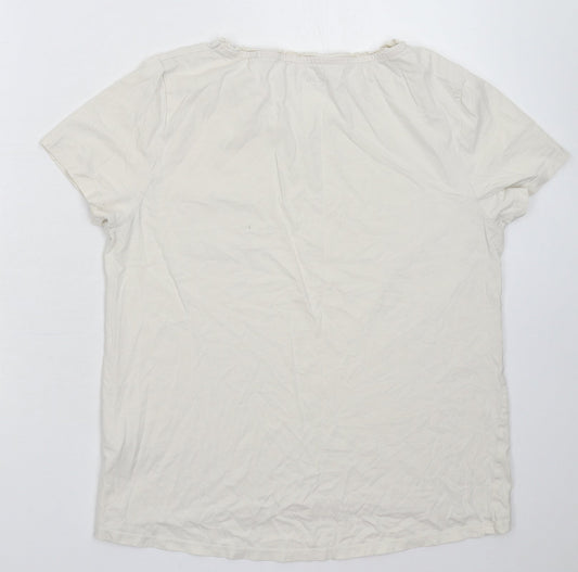 Womens UK Size M NEXT Grey Basic T-Shirt