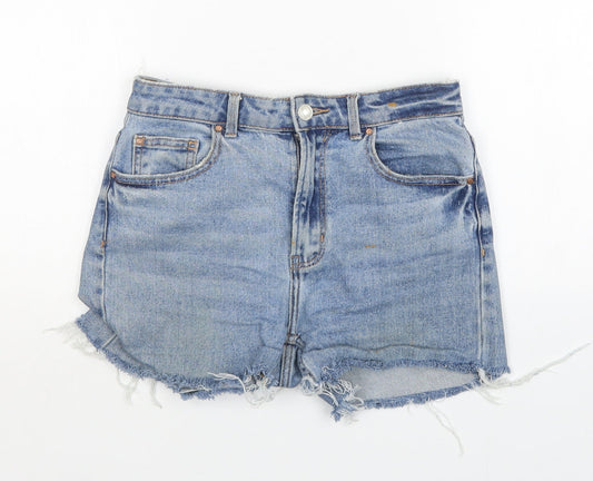Denim Co. Womens Blue  Denim Hot Pants Shorts Size 8
