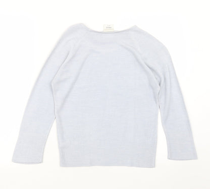 Womens UK Size 10 NEXT Blue Pullover Jumper