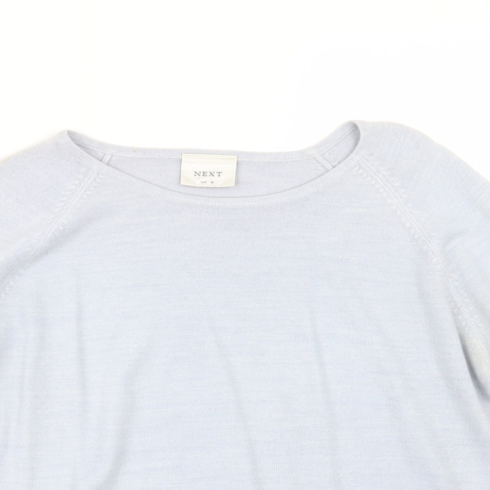 Womens UK Size 10 NEXT Blue Pullover Jumper