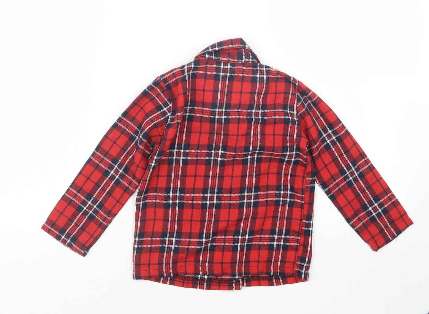 In the Style Girls Red Check  Basic Button-Up Size 4 Years