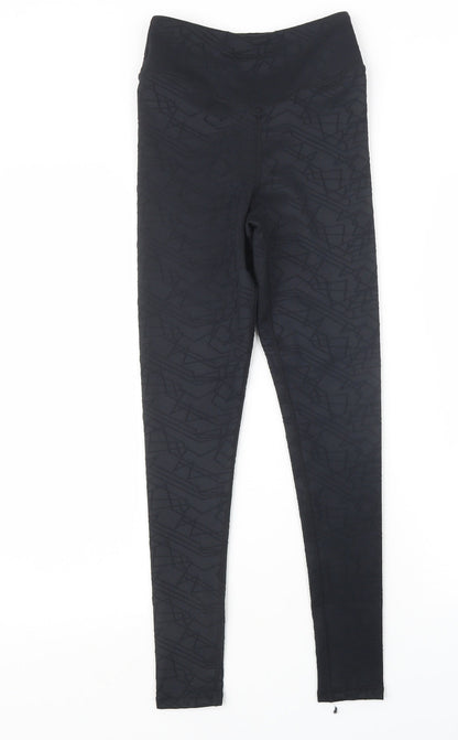 Boux Sport Womens Black   Capri Leggings Size 6 L25.5 in