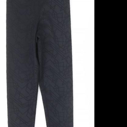 Boux Sport Womens Black   Capri Leggings Size 6 L25.5 in