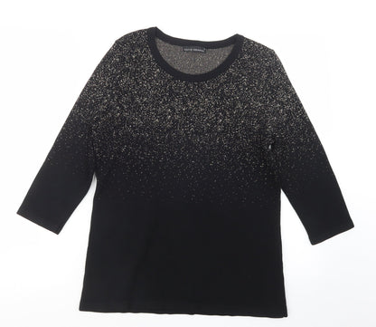 David Emanuel Womens Black   Pullover Jumper Size S