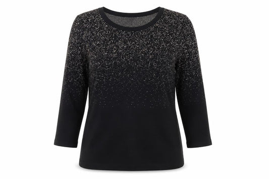Womens UK Size S David Emanuel Black Pullover Jumper