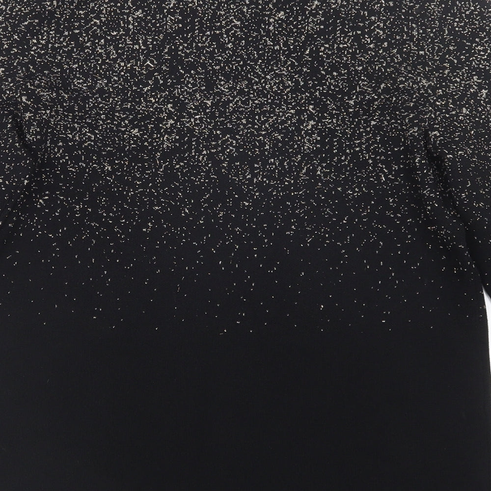 David Emanuel Womens Black   Pullover Jumper Size S