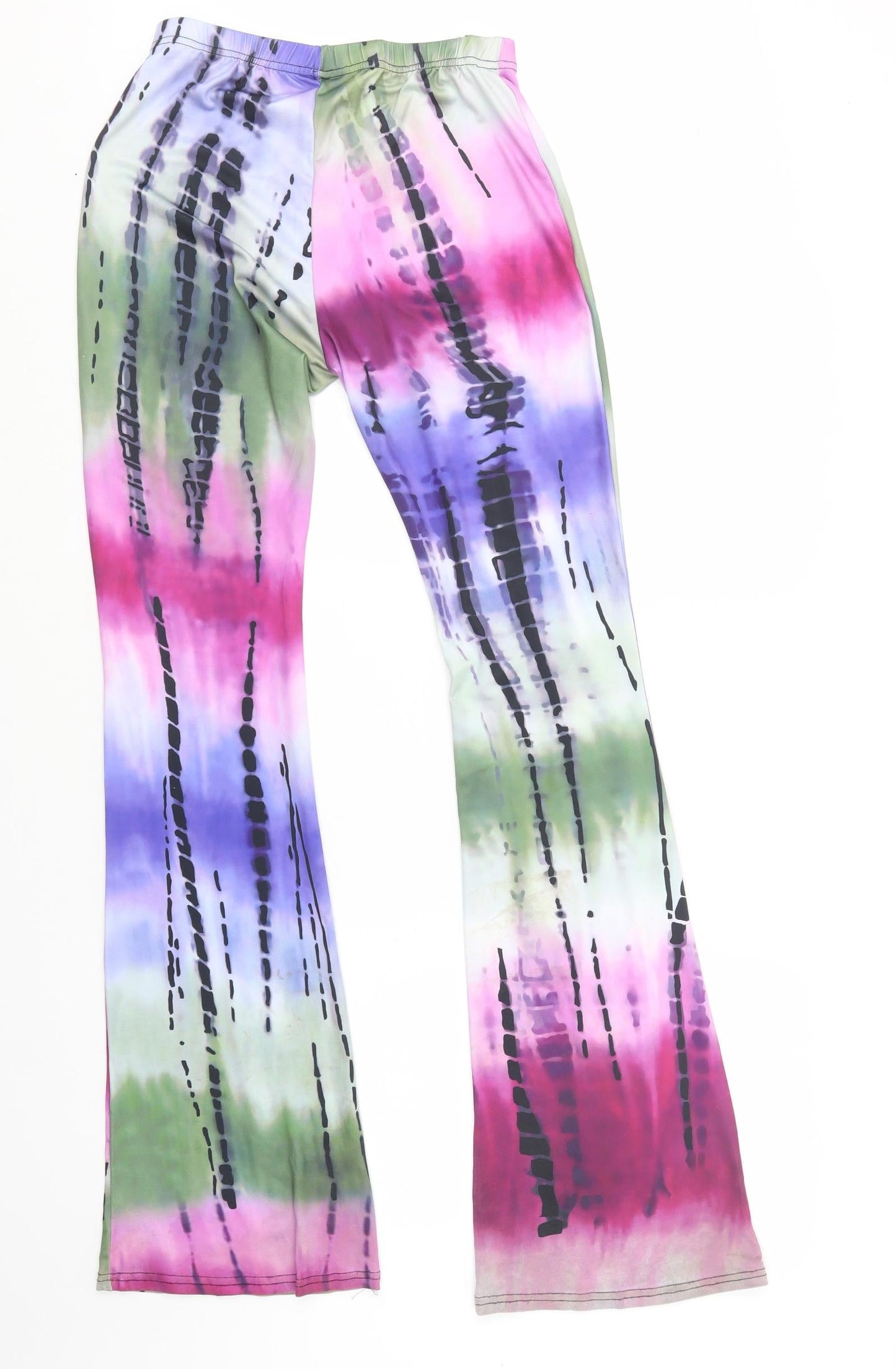 Womens UK Size S Preworn Regular Fit  Purple Trousers