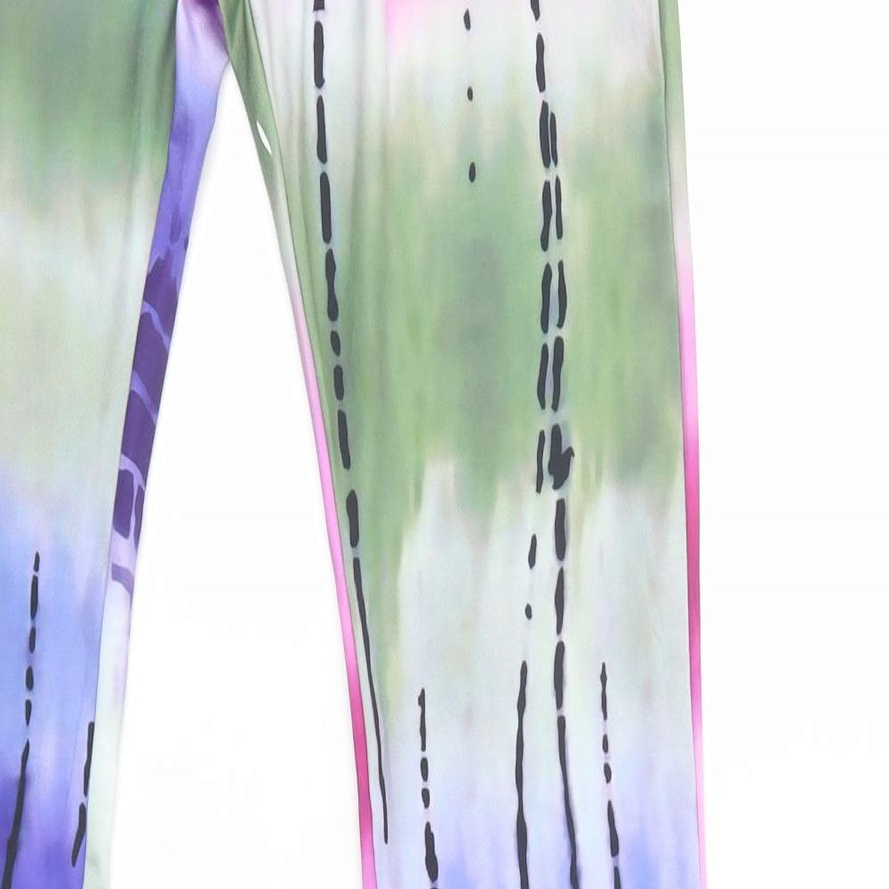 Womens UK Size S Preworn Regular Fit  Purple Trousers
