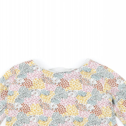Matalan Girls Pink Floral  Basic T-Shirt Size 3-4 Years