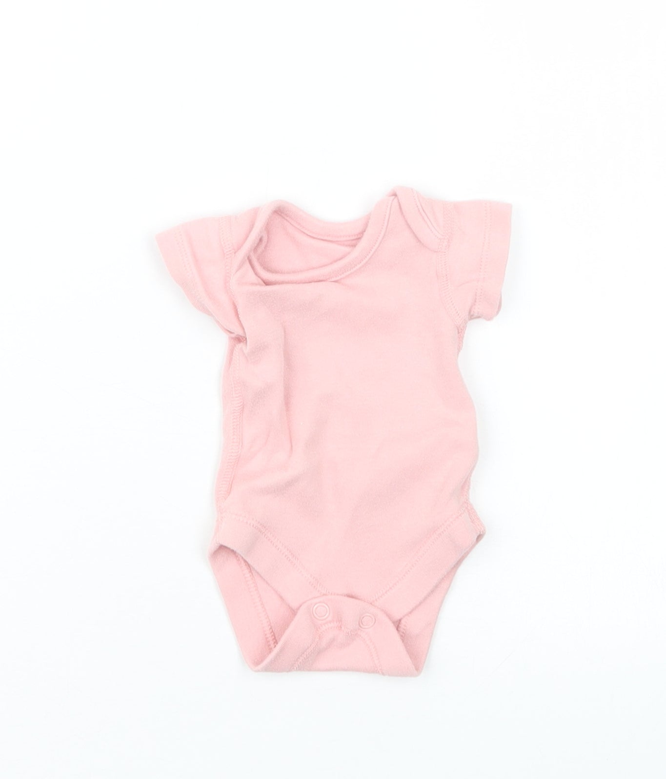 Marks and Spencer Girls Pink   Babygrow One-Piece Size Newborn