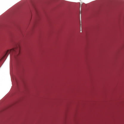 Atmosphere Womens Purple   Basic Blouse Size 12