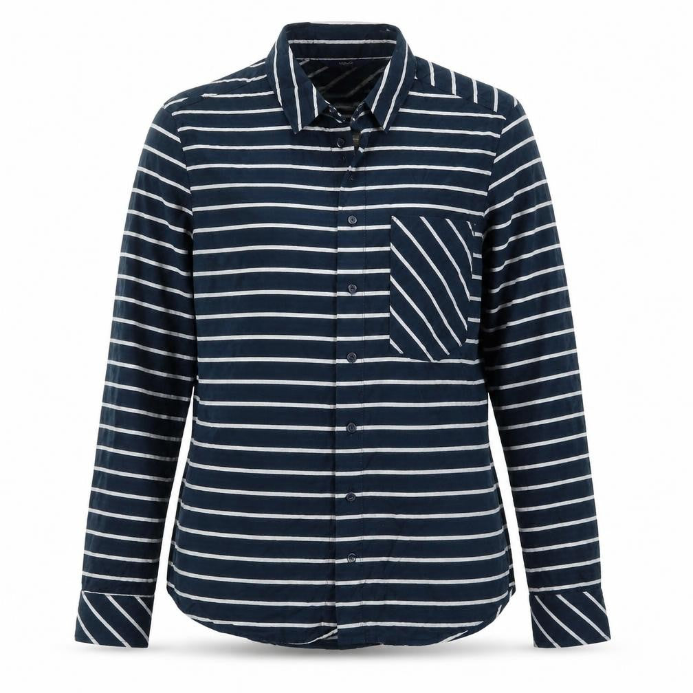 Womens UK Size 6 NEXT Blue Basic Button-Up